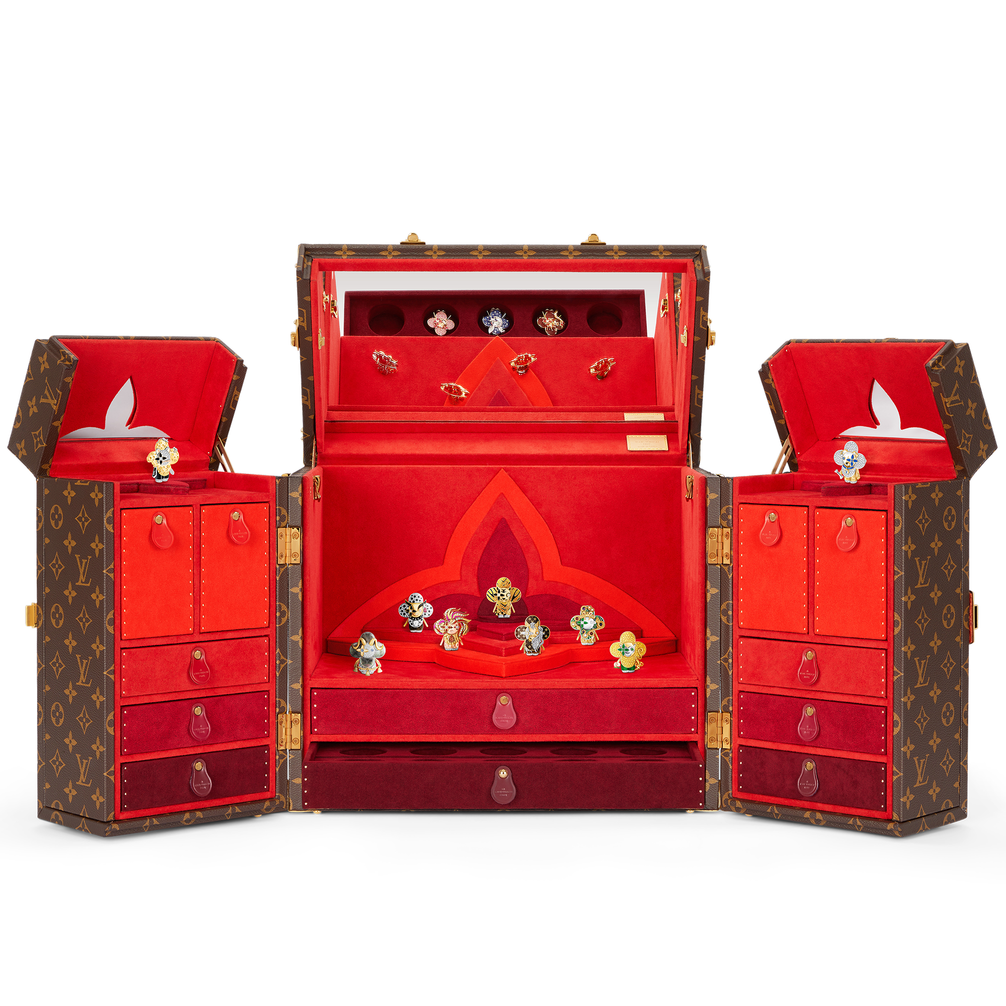 LV ルイヴィトン VIVIENNEDJ ヴィヴィエンヌ ヴァージルGI0511 Boîte Joaillerie Vivienne Zodiac Monogram - Trunks and Boxes